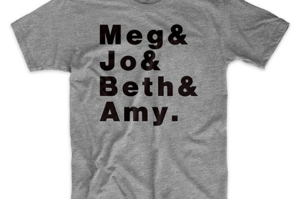 Meg & Jo & Beth & Amy shirt from All The LITTLE WOMEN Etsy Finds | bookriot.com