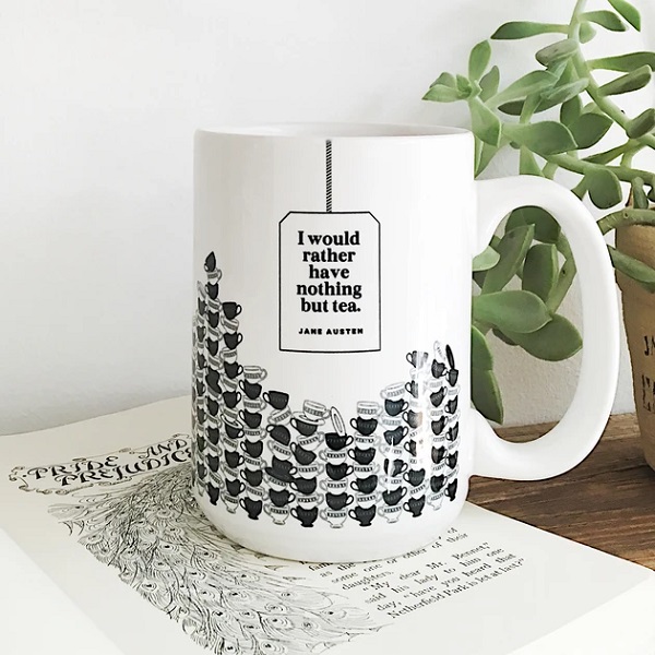 Mansfield Park mug | https://obviousstate.com/collections/mugs/products/austen-tea-mug