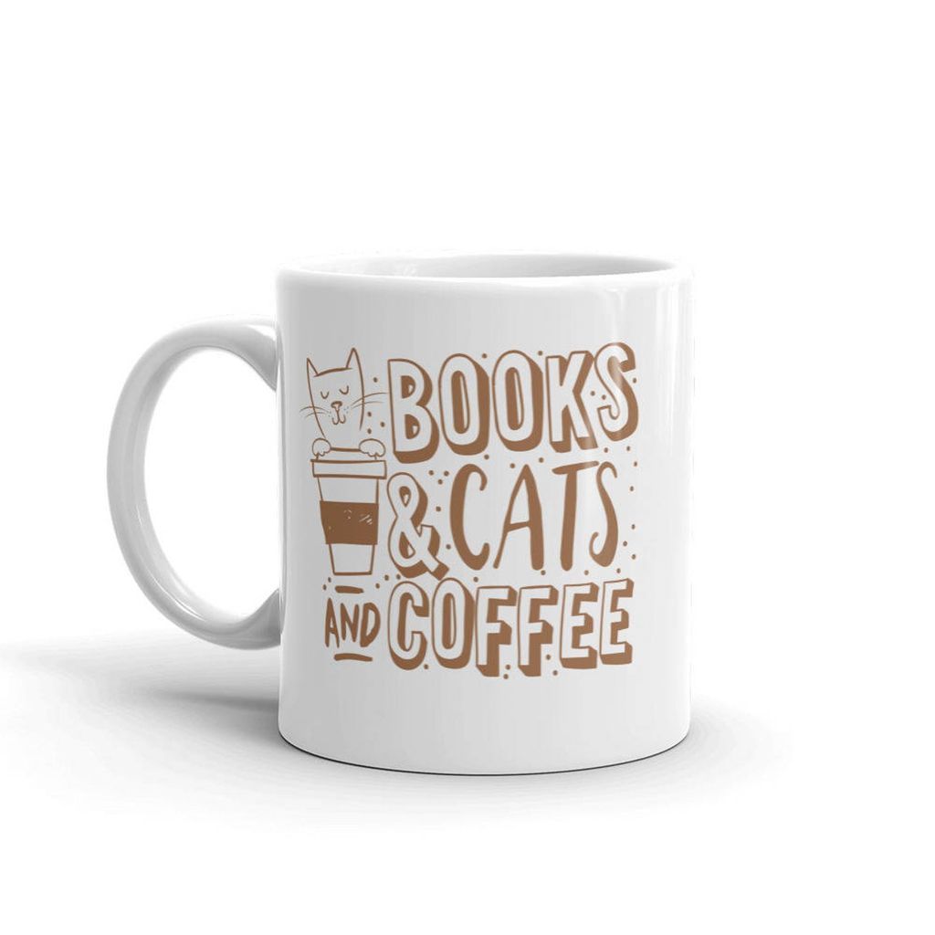 15 Lovely Mugs with Books and Cats on  Em - 65