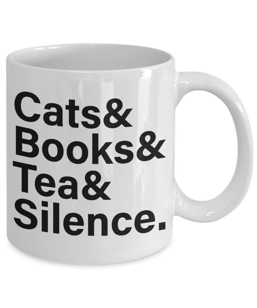 15 Lovely Mugs with Books and Cats on  Em - 93