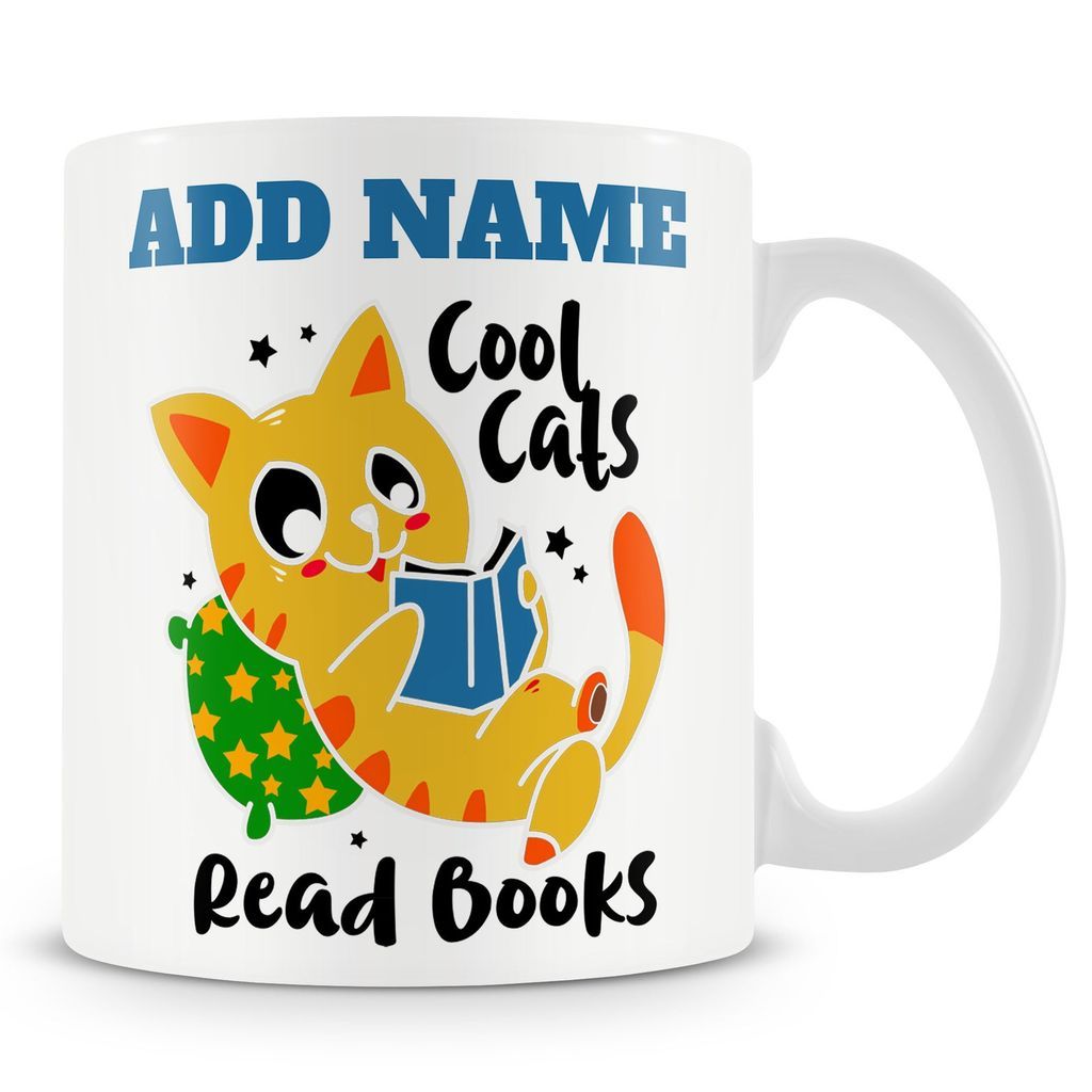 15 Lovely Mugs with Books and Cats on  Em - 92