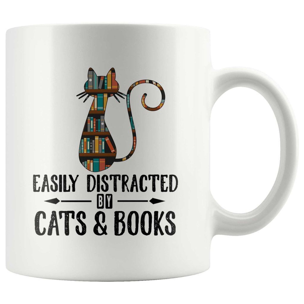 15 Lovely Mugs With Books And Cats On Em | bookriot