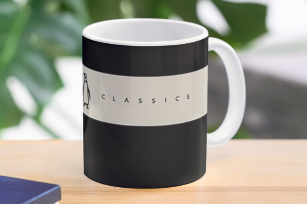 Black Penguin Classics Mug from Penguin Book Mugs | bookriot.com