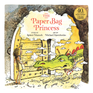 the cover of The Paper Bag Princess