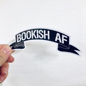 Bookish AF sticker