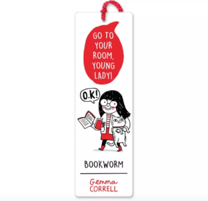Bookworm bookmark