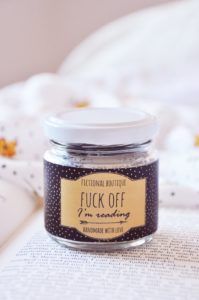 Fuck Off I'm Reading Candle