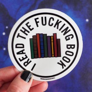 I read the Fucking Book sticker