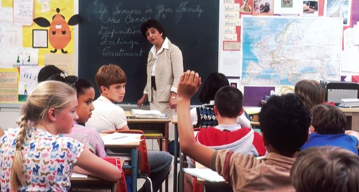 a photo of students children in a school classroom