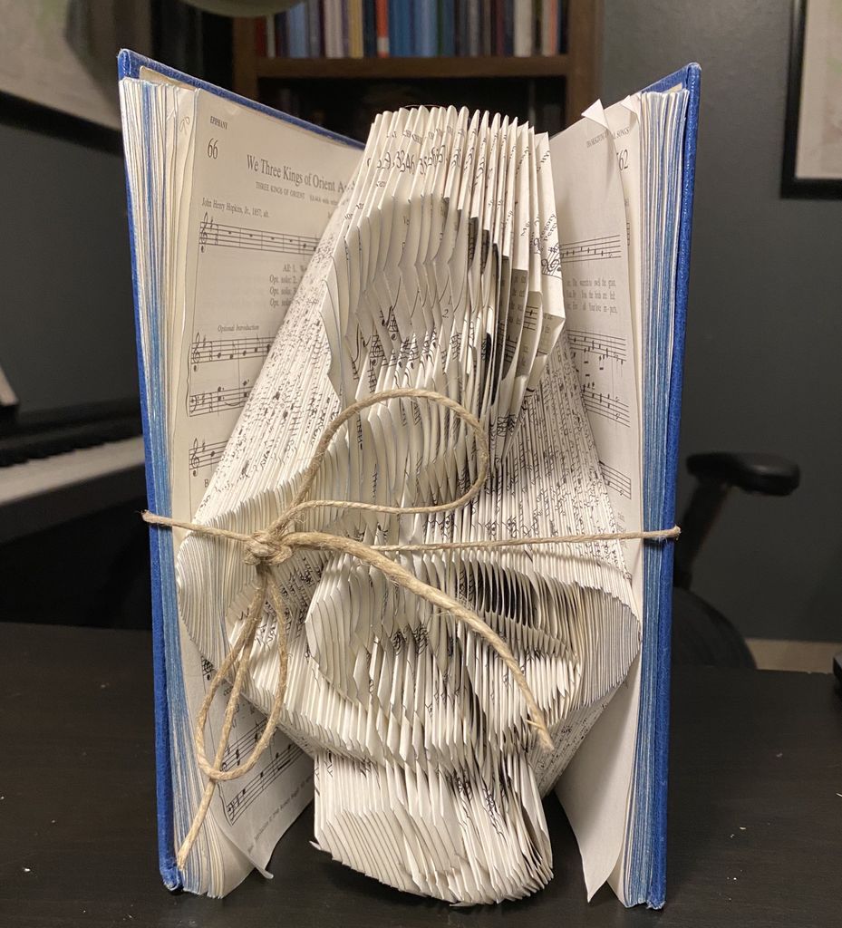 image of a book with folded pages - property of contributor
