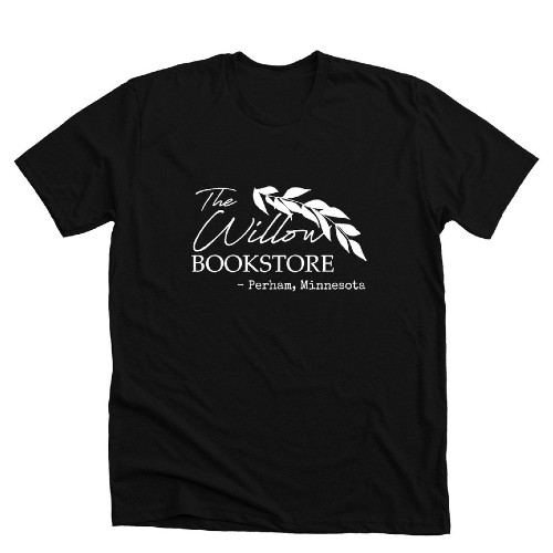 The Willow Bookstore from Perham, MN T-shirt Bonfire