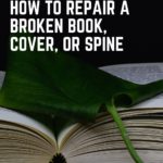 Book Repair 101: How To Repair A Broken Book, Cover, Or Spine