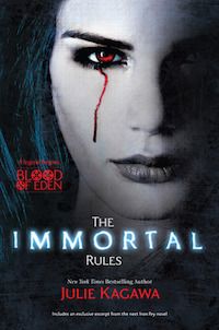 book cover of The Immortal Rules by Julie Kagawa