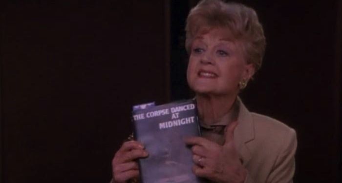 image of Angela Lansbury as Jessica Fletcher in a still frame from Murder She Wrote https://www.imdb.com/title/tt0086765/mediaviewer/rm3351706113/