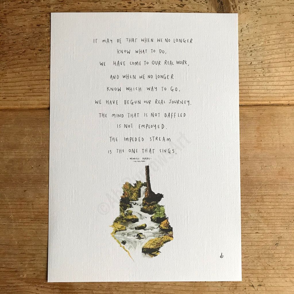 Mary Oliver Prints To Bring Nature  Healing  and Inspiration To Your Home - 1