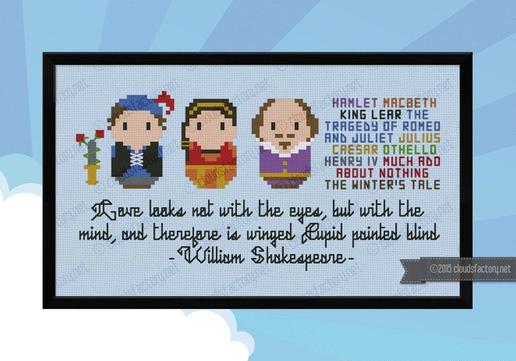 Shakespeare Cross Stitch Patterns Are Indeed Violent Delights - 18