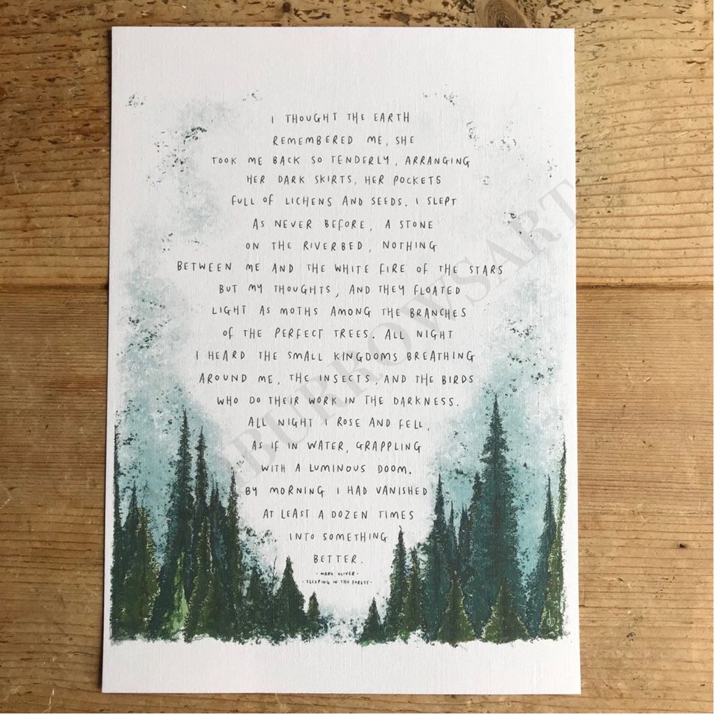 Mary Oliver Prints To Bring Nature  Healing  and Inspiration To Your Home - 88