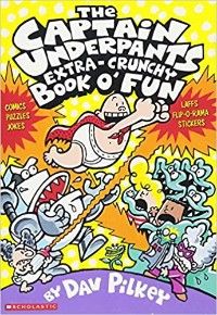 The Captain Underpants Extra Crunchy Book O Fun Book Cover