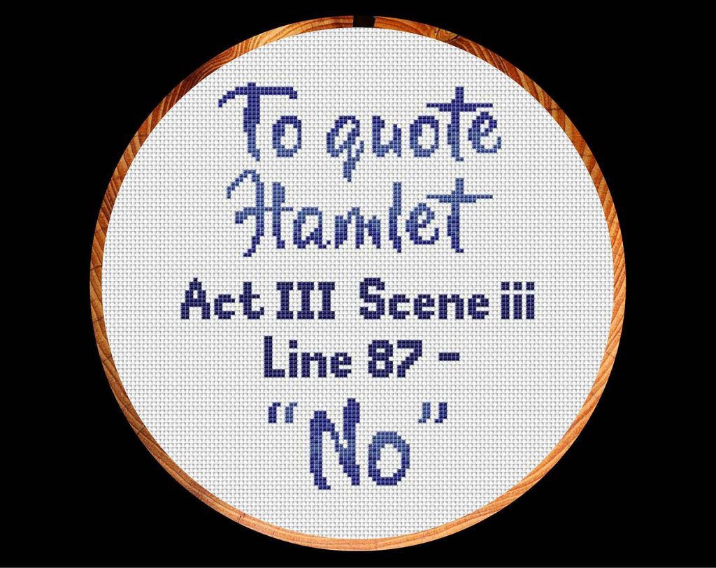 Shakespeare Cross Stitch Patterns Are Indeed Violent Delights - 11