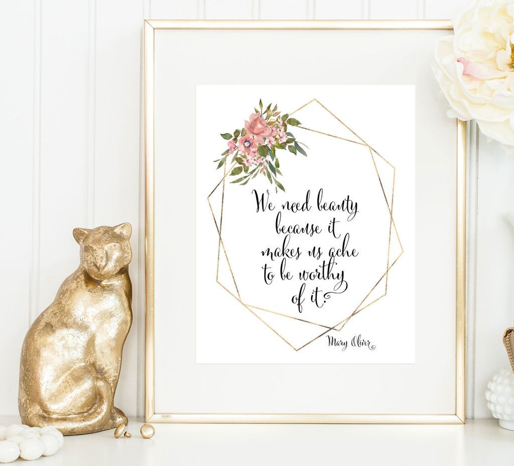 Mary Oliver Prints To Bring Nature  Healing  and Inspiration To Your Home - 75