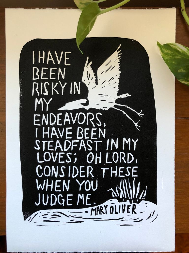 Mary Oliver Prints To Bring Nature  Healing  and Inspiration To Your Home - 35