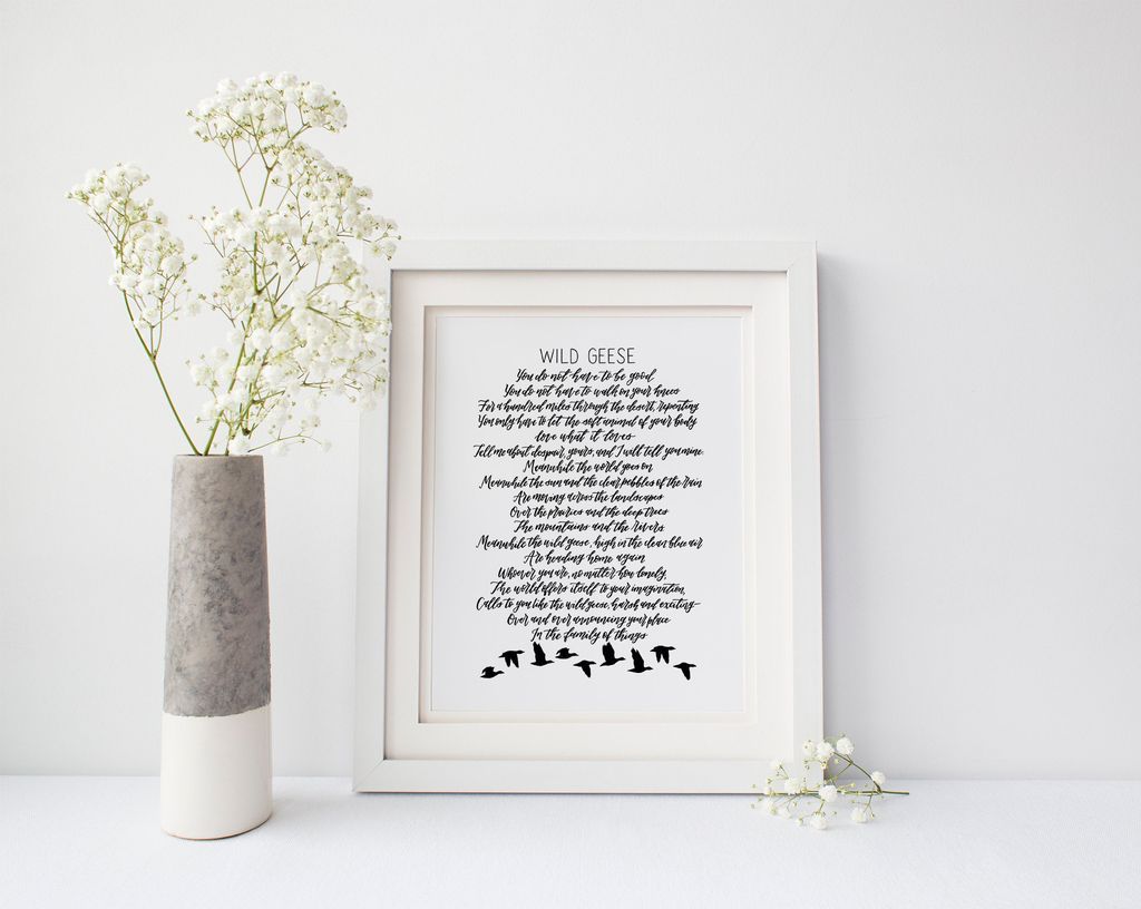 Mary Oliver Prints To Bring Nature  Healing  and Inspiration To Your Home - 67