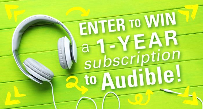 Win a 1-year subscription to Audible! | BOOK RIOT