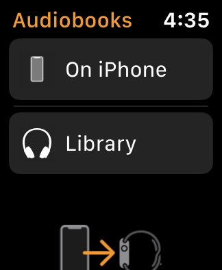 ibook library apple watch