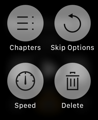 audible apple watch more playback options