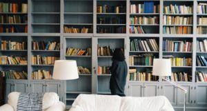 bookshelves