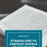 3 on a YA Theme  Standalone YA Fantasy Novels - 88