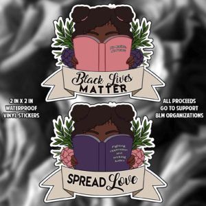 BLM bookish sticker