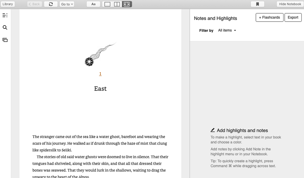 make notes on kindle app for mac