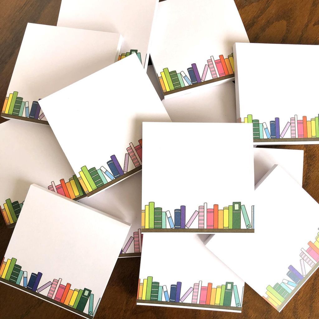 Bookish Notecards  Sticky Notes  and Other Paper Goods - 75