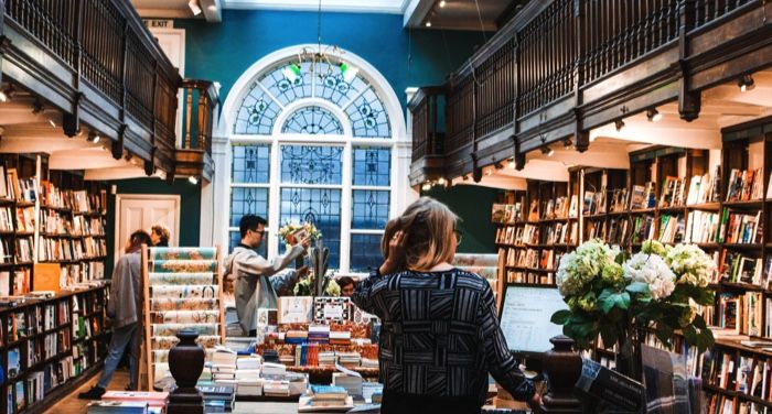 a photo of a bookstore