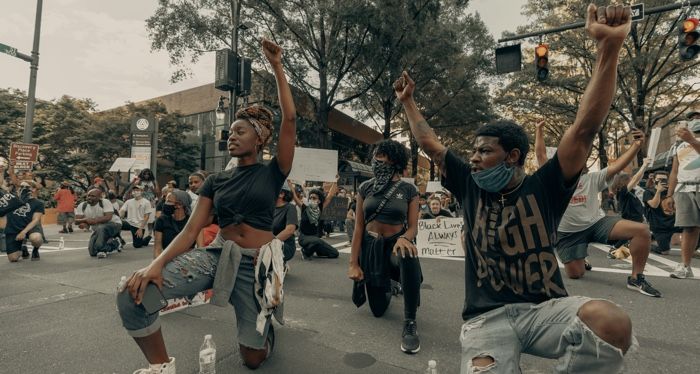 george floyd protest uptown charlotte