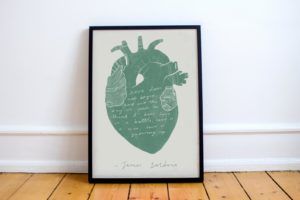 James Baldwin love quote print