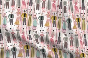 Literary Characters Fabric