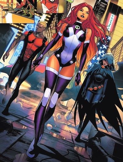 starfire superhero costume