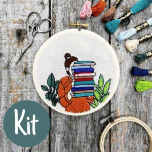 The Reader Embroidery Kit