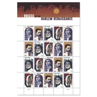 Voices of the Harlem renaissance Stamps
