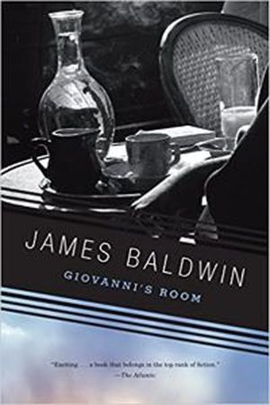 book cover of Giovanni's Room by James Baldwin. Link: https://images-na.ssl-images-amazon.com/images/I/51HeA5Qp7jL._SX318_BO1,204,203,200_.jpg