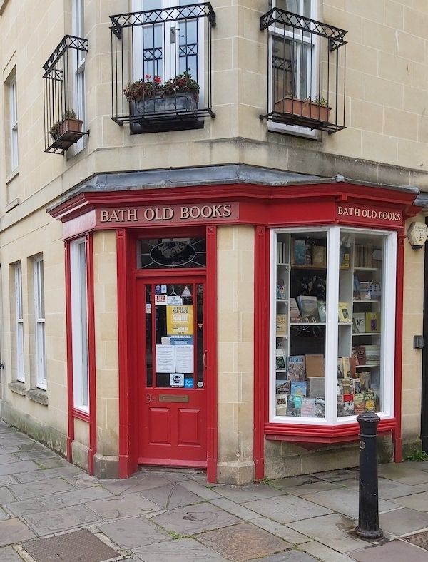 Bath Old Books outside. Picture taken by me (author of post).