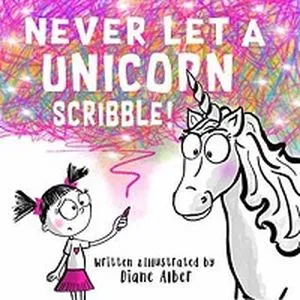 Never Let A Unicorn Scribble Cover