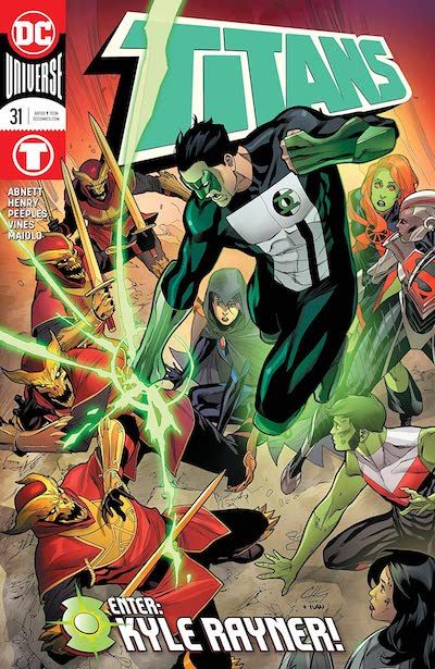 Kyle Rayner Titans cover