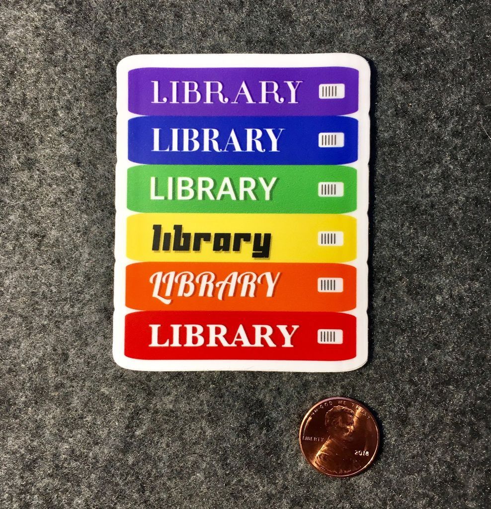 15 Library Stickers To Show Your Love Of That Special Place | bookriot