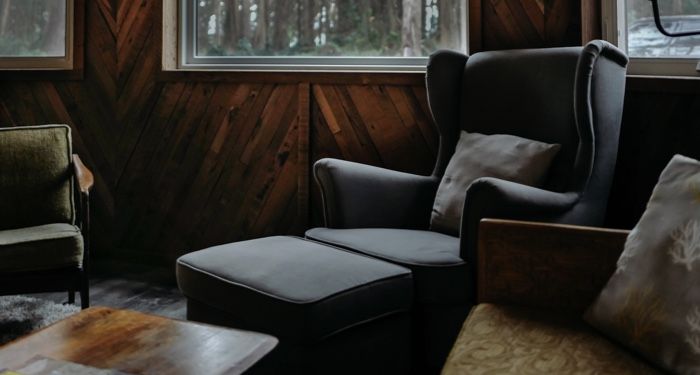 accent chair reading nook