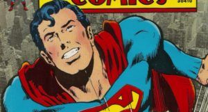 image of Superman from a DC comic book cover