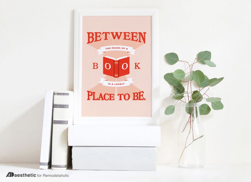 Print at Home Bookish Art For Updating Your Decor - 1