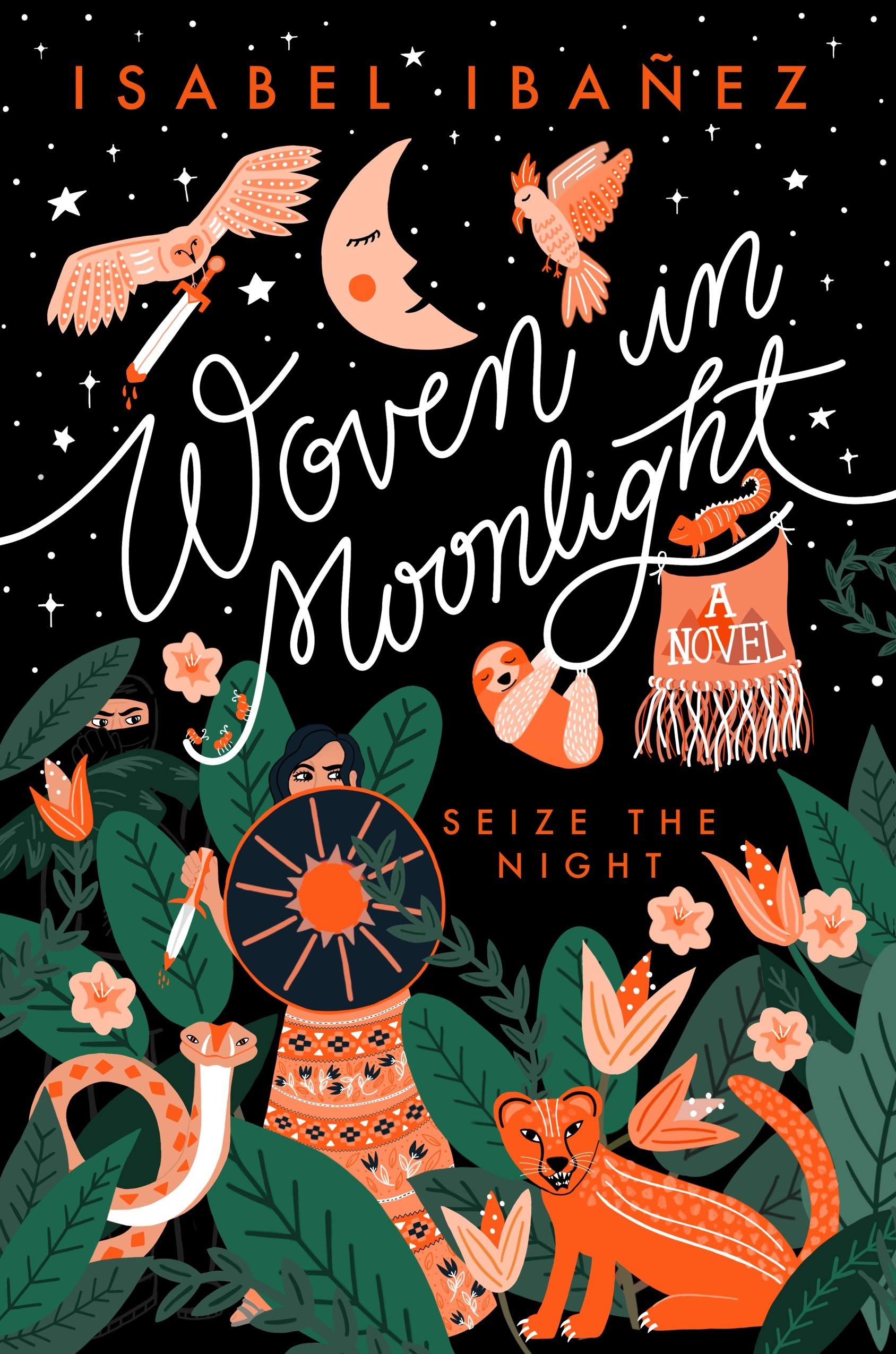 the cover of Woven in Moonlight